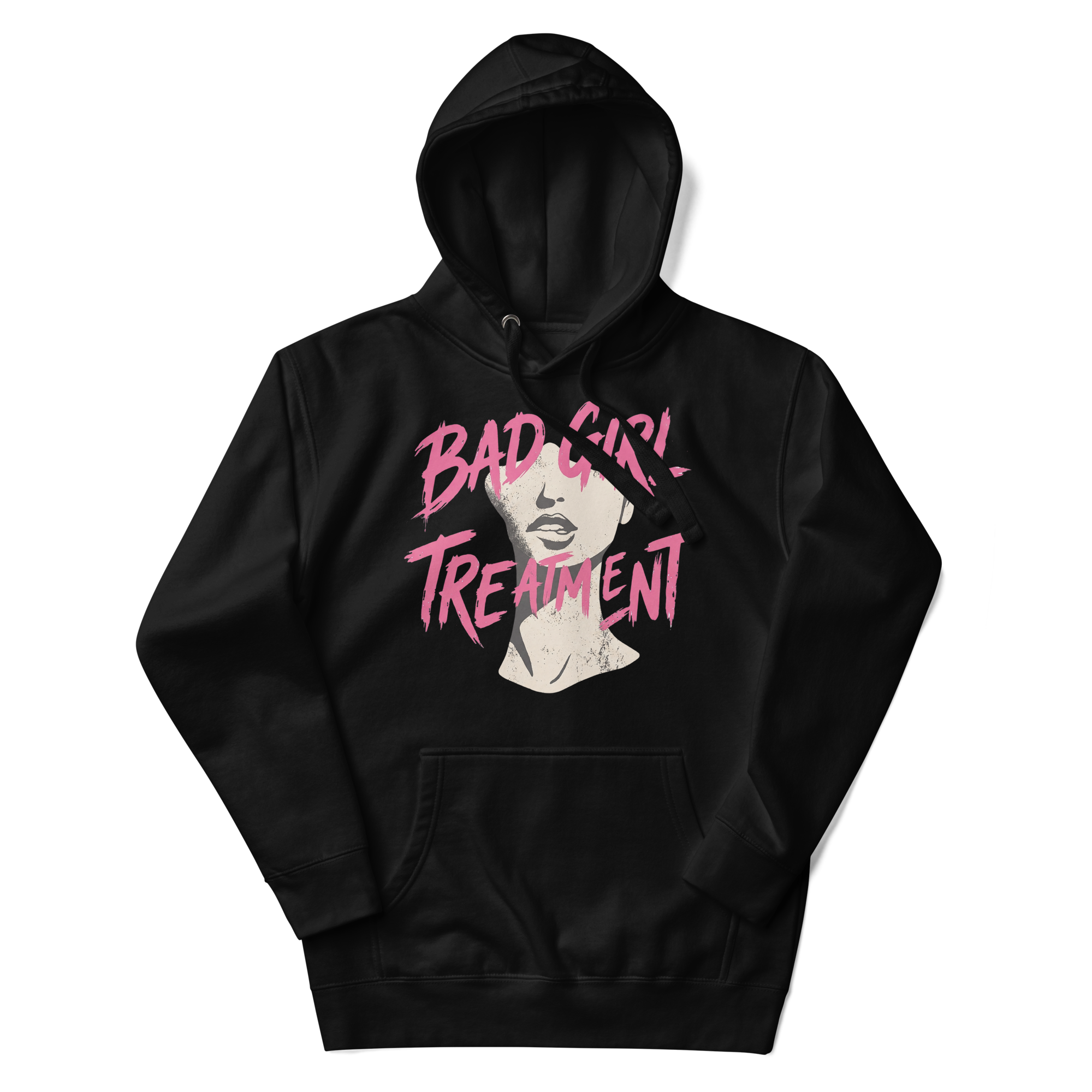 BAD GIRL TREATMENT GRUNGE HOODIE
