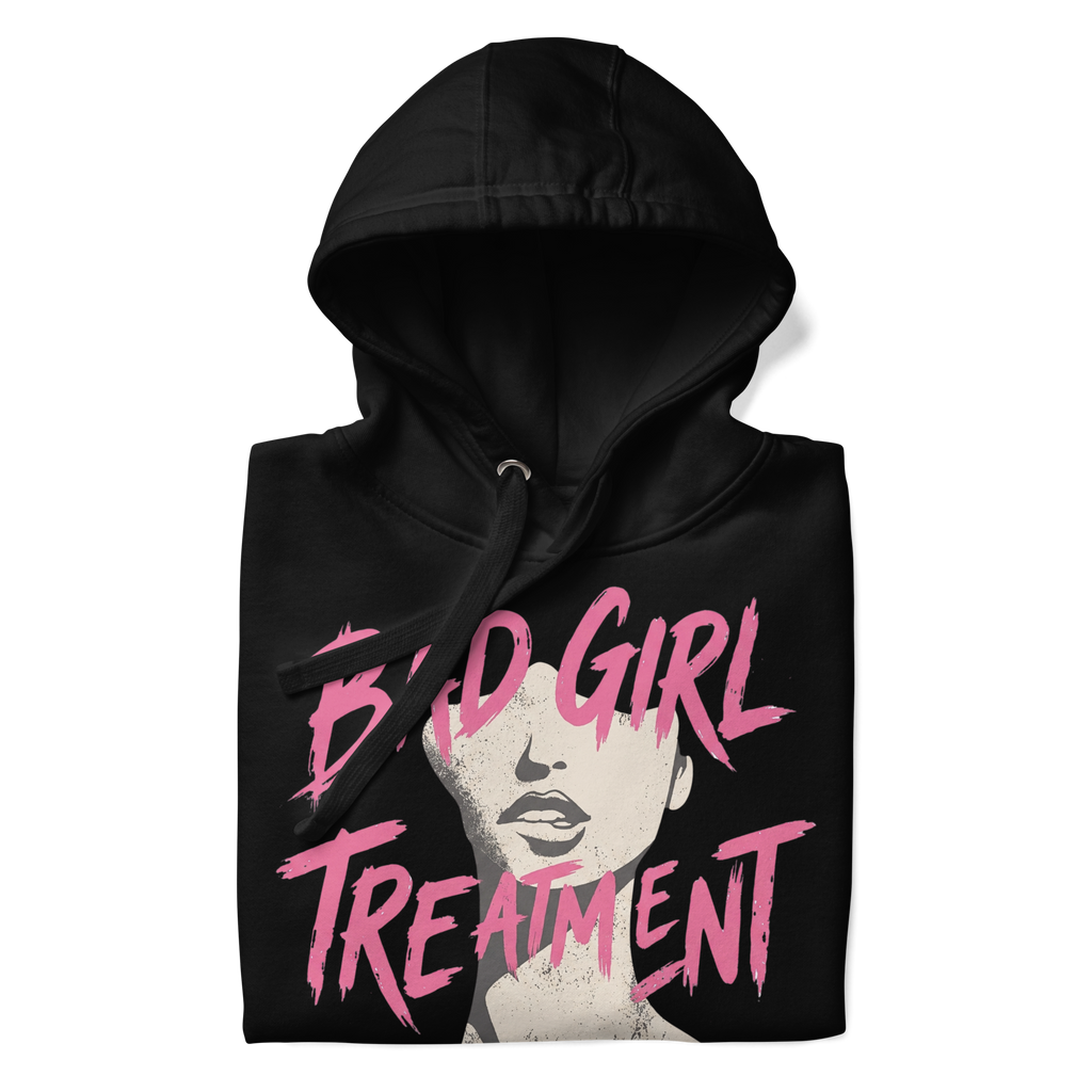 BAD GIRL TREATMENT GRUNGE HOODIE