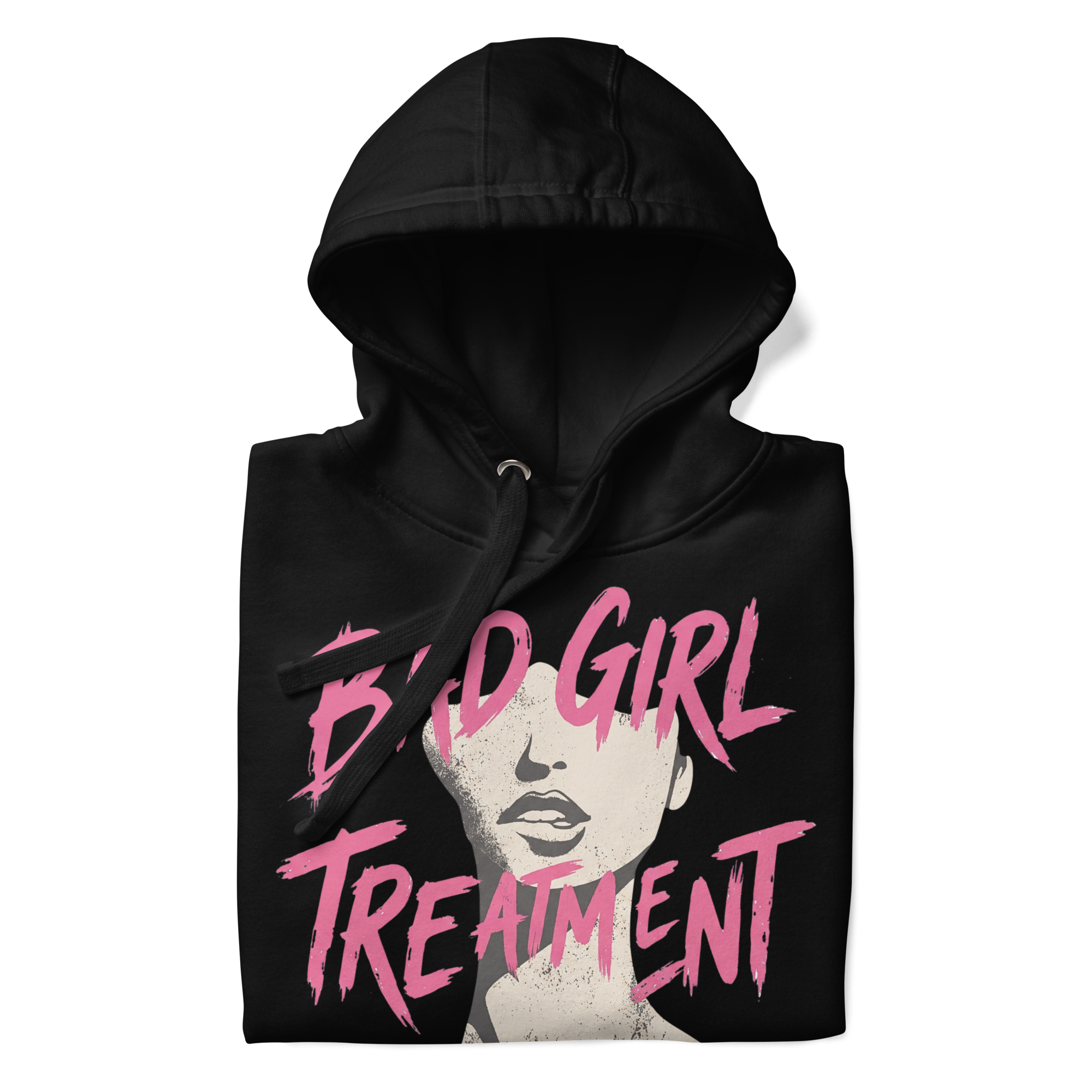BAD GIRL TREATMENT GRUNGE HOODIE