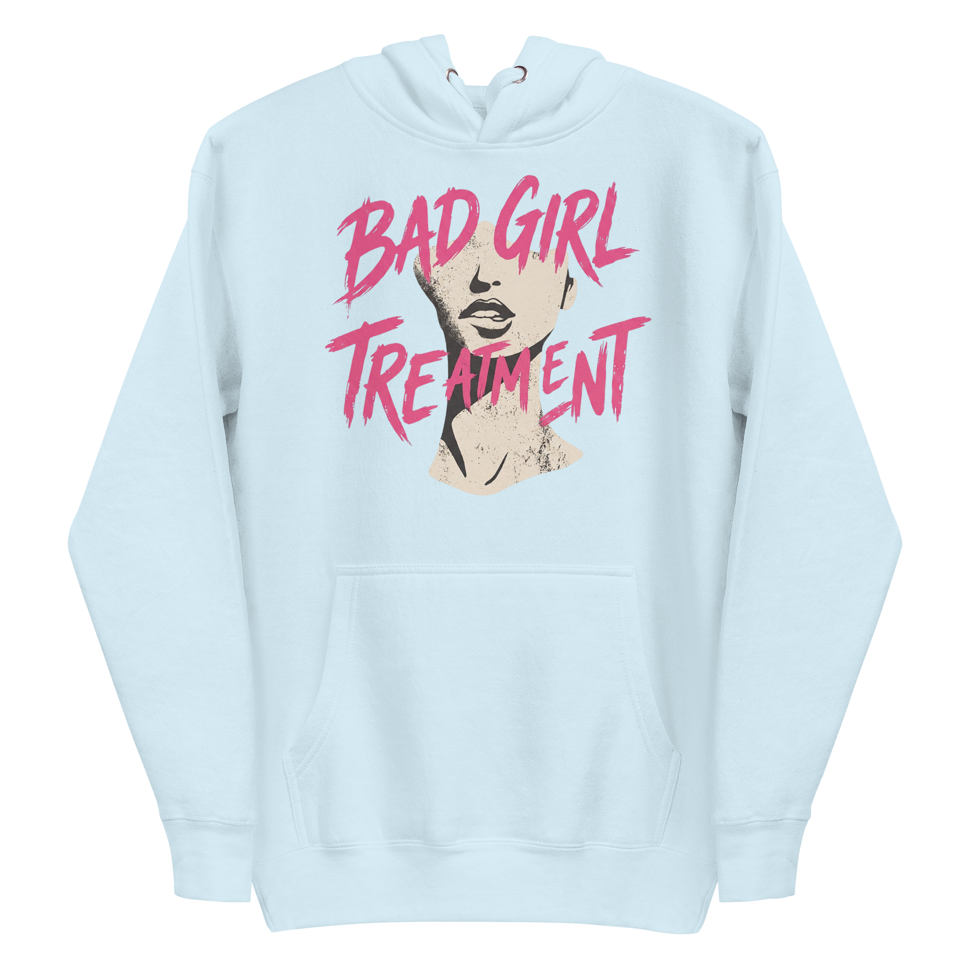 BAD GIRL TREATMENT GRUNGE HOODIE
